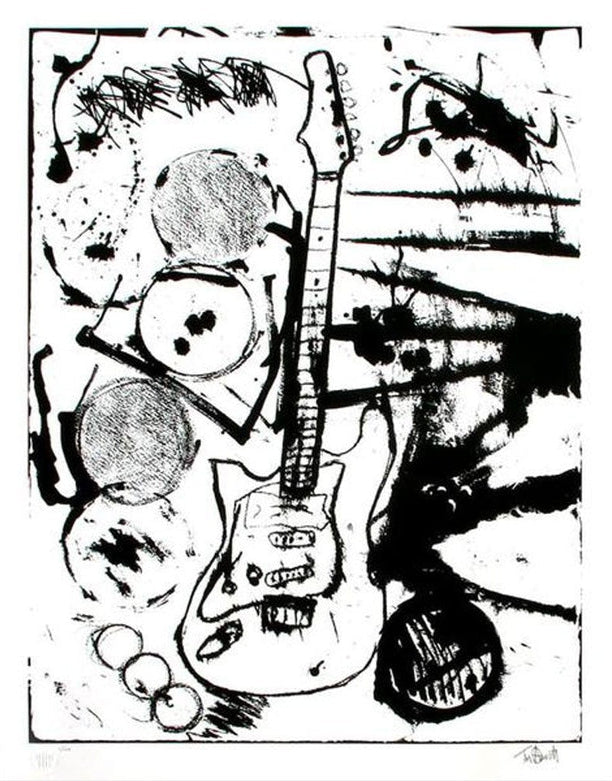 My Operation Ivy Guitar, B&W by Tim Armstrong | Archive | Poster Child Prints