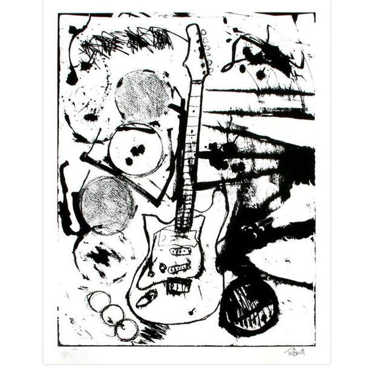 My Operation Ivy Guitar, B&W by Tim Armstrong | Archive | Poster Child Prints