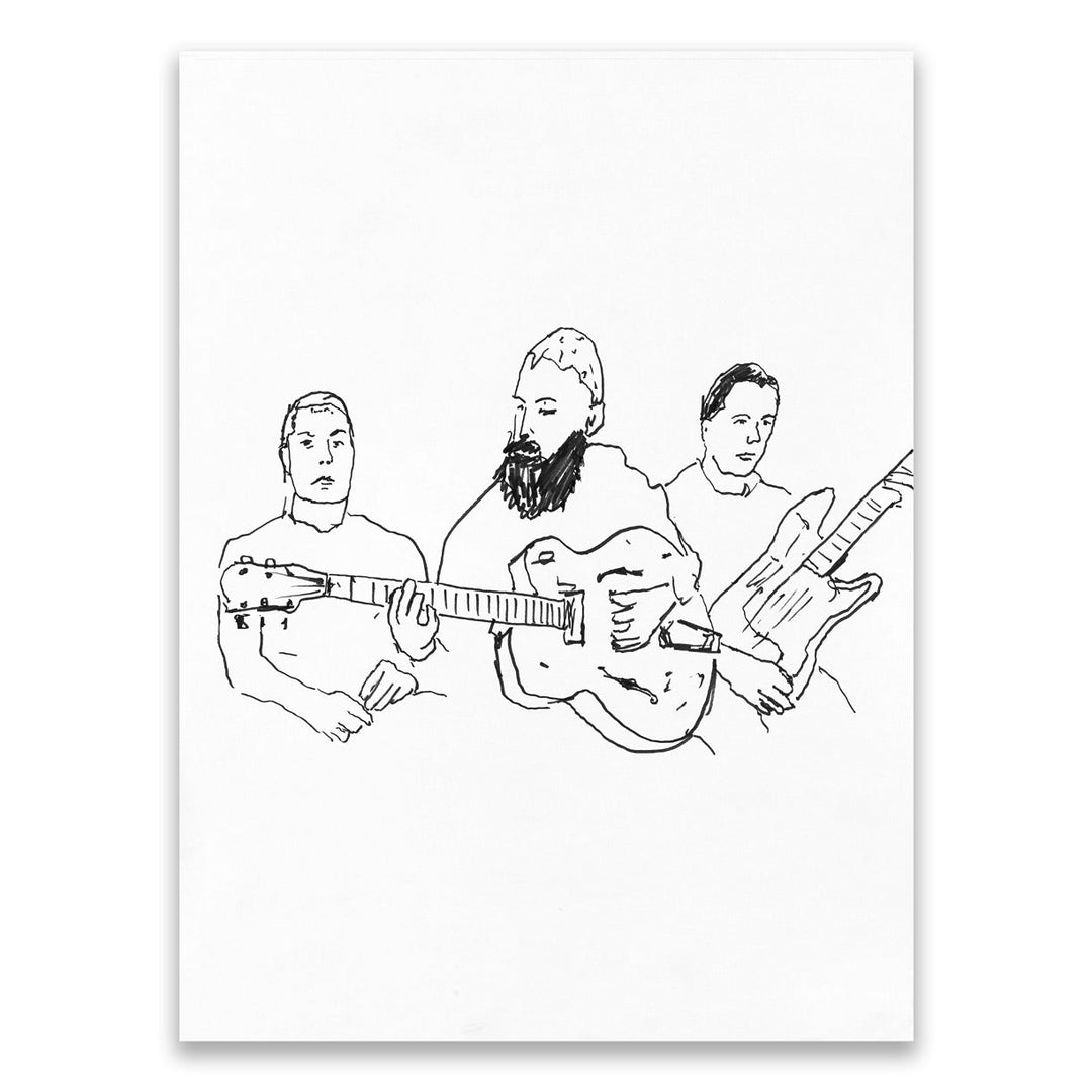 Rancid in Studio - Original by Tim Armstrong-Original Artwork-Poster Child Prints