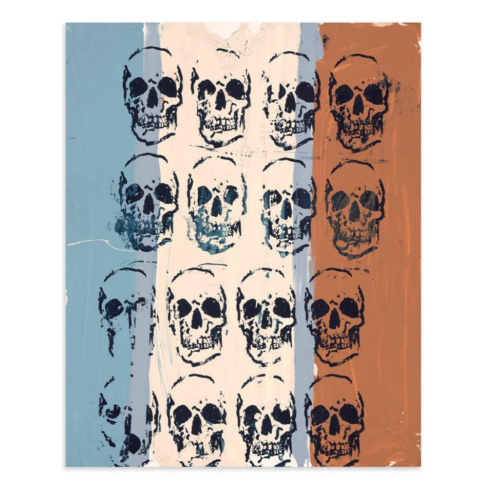 Sixteen Skulls by Tim Armstrong | Archive | Poster Child Prints