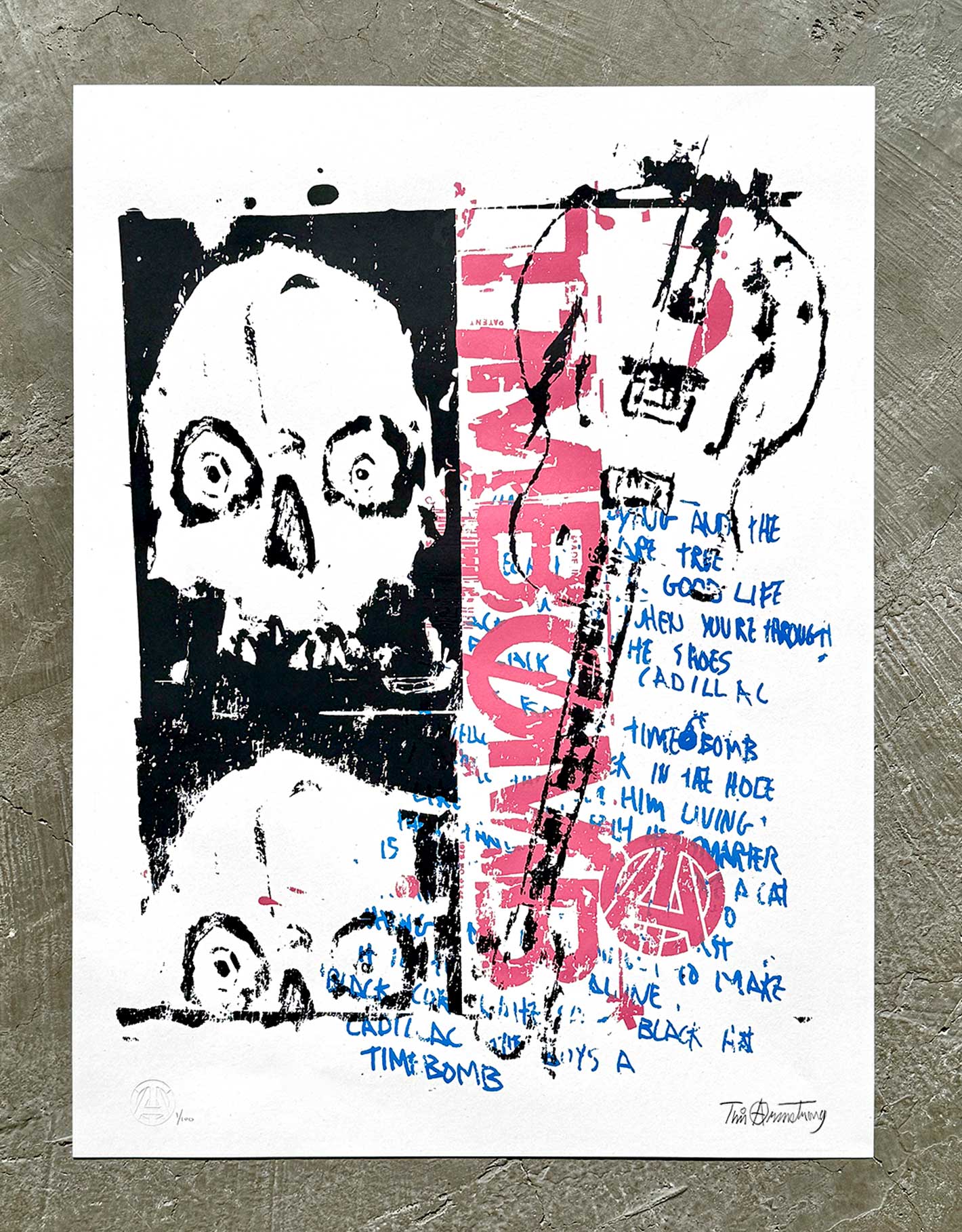 Tim Armstrong – Timebomb Limited Edition Art Print