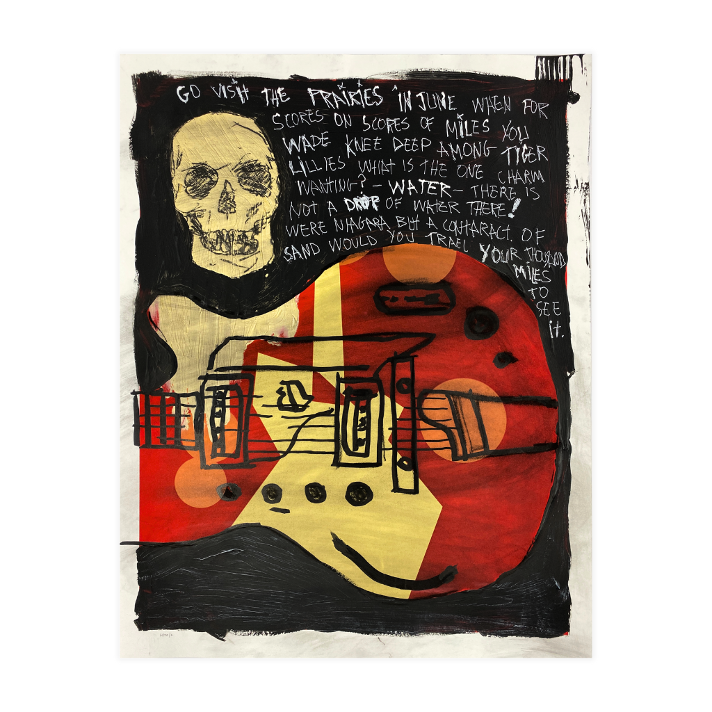 Vera's Guitar, Artist Edition by Tim Armstrong-Signed & Numbered-Poster Child Prints