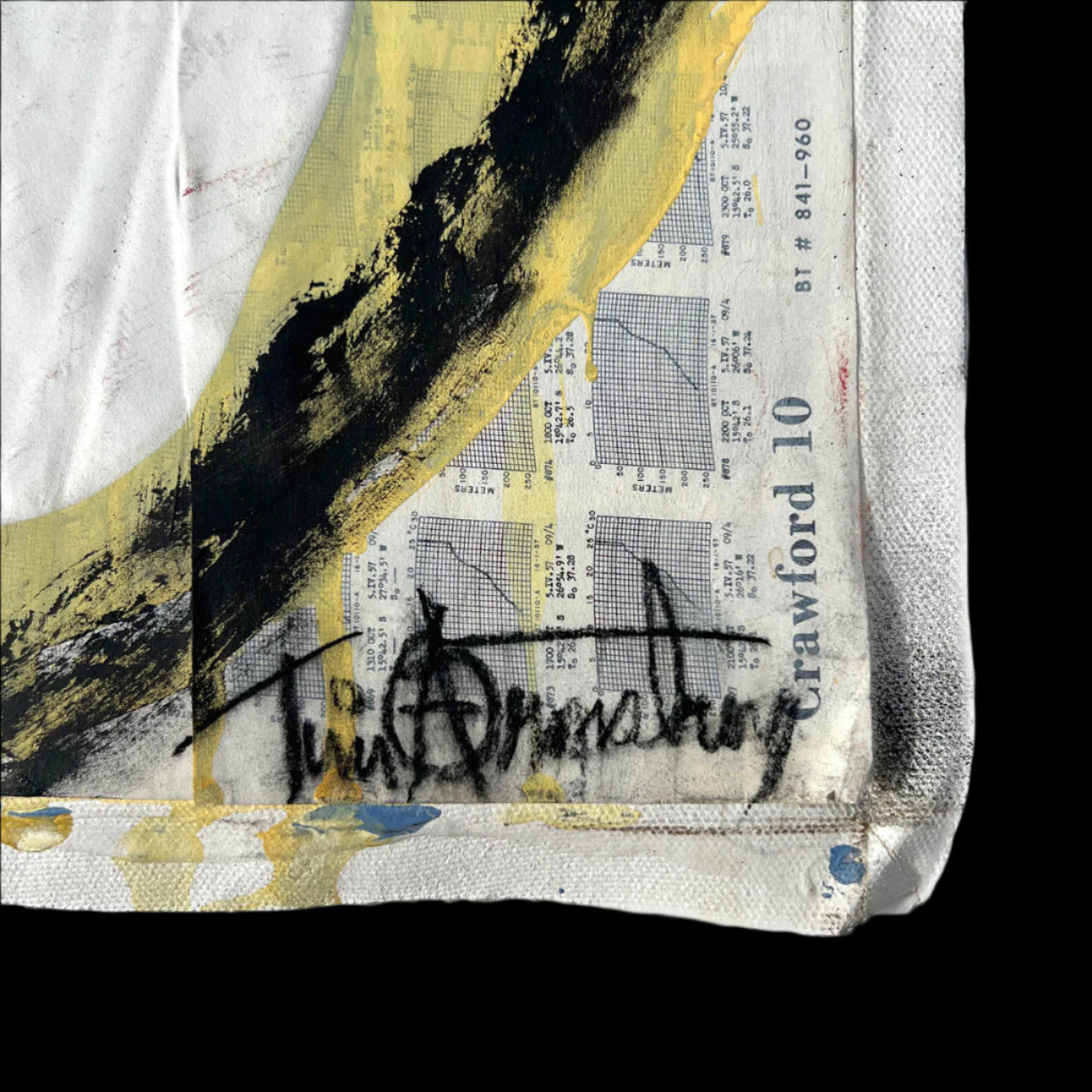 Yellow Gretsch by Tim Armstrong-Original Artwork-Poster Child Prints