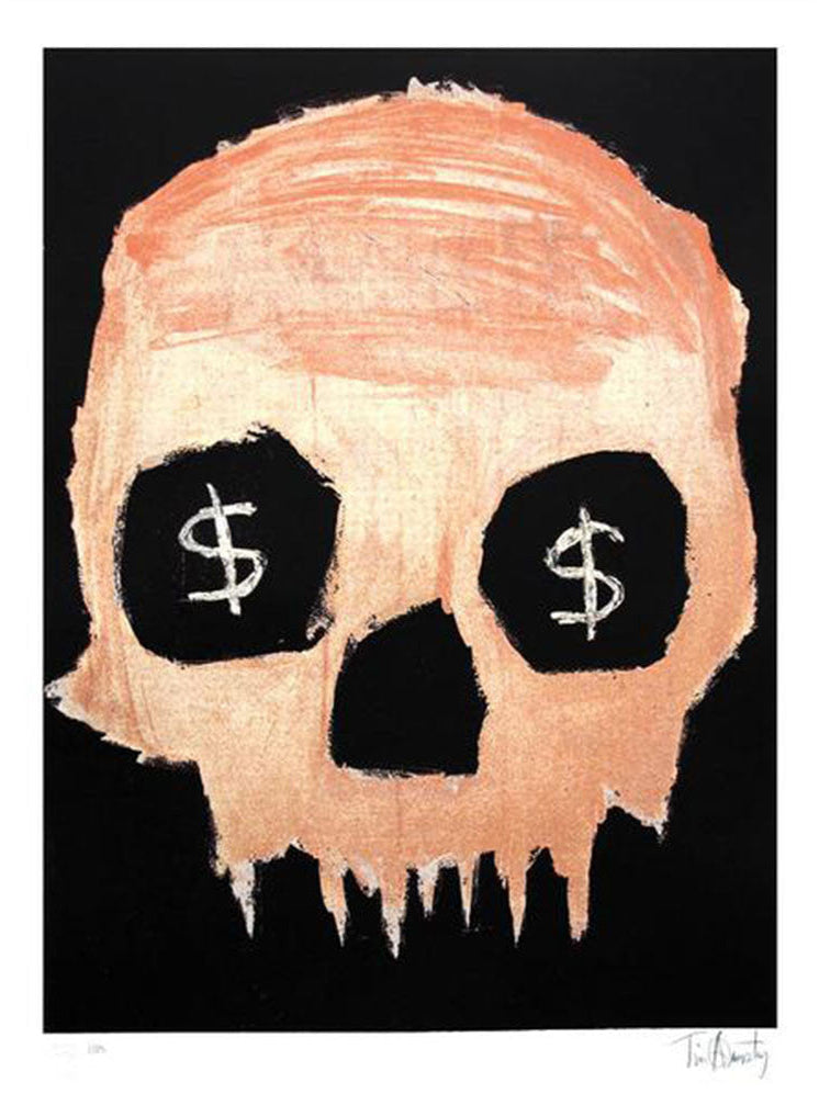 Money Skull by Tim Armstrong | Archive | Poster Child Prints
