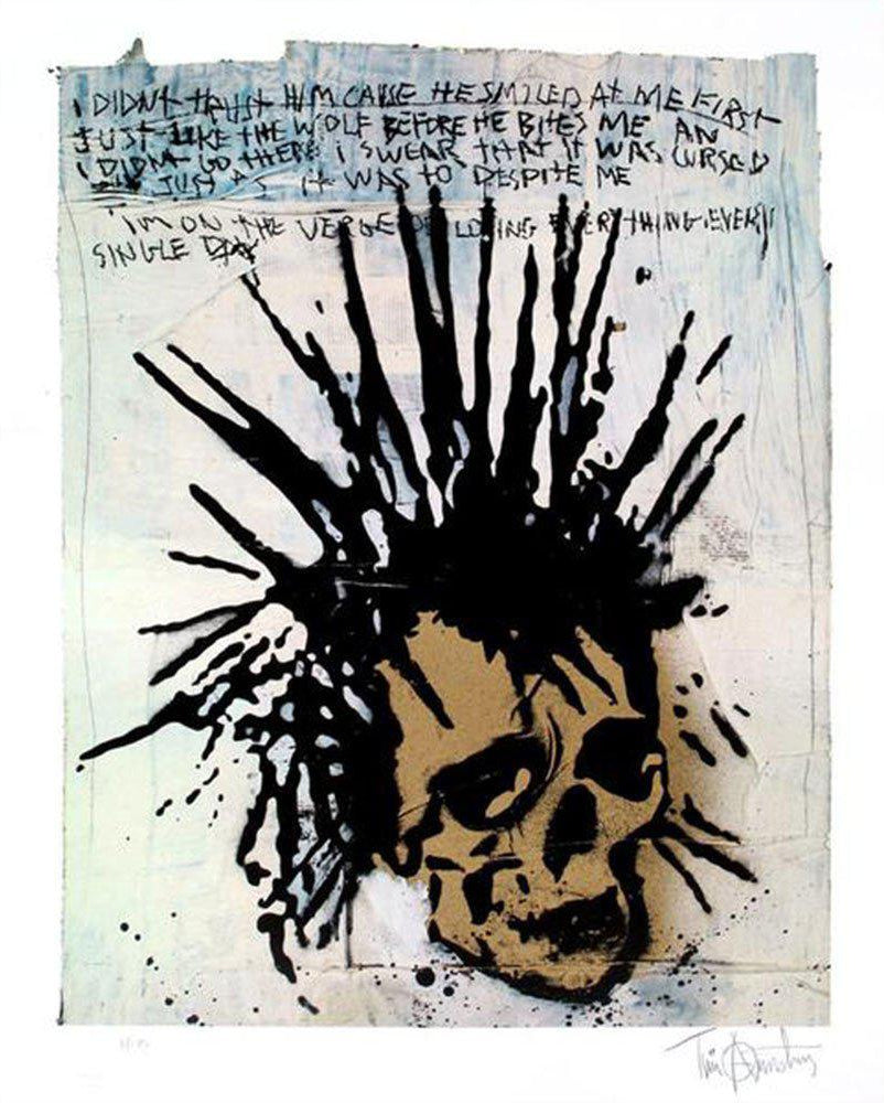 Golden Skull by Tim Armstrong | Archive | Poster Child Prints